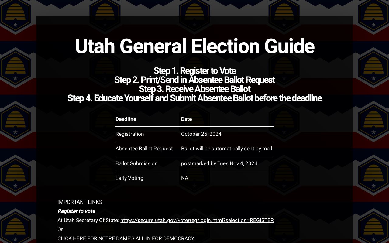 Utah General Election Guide